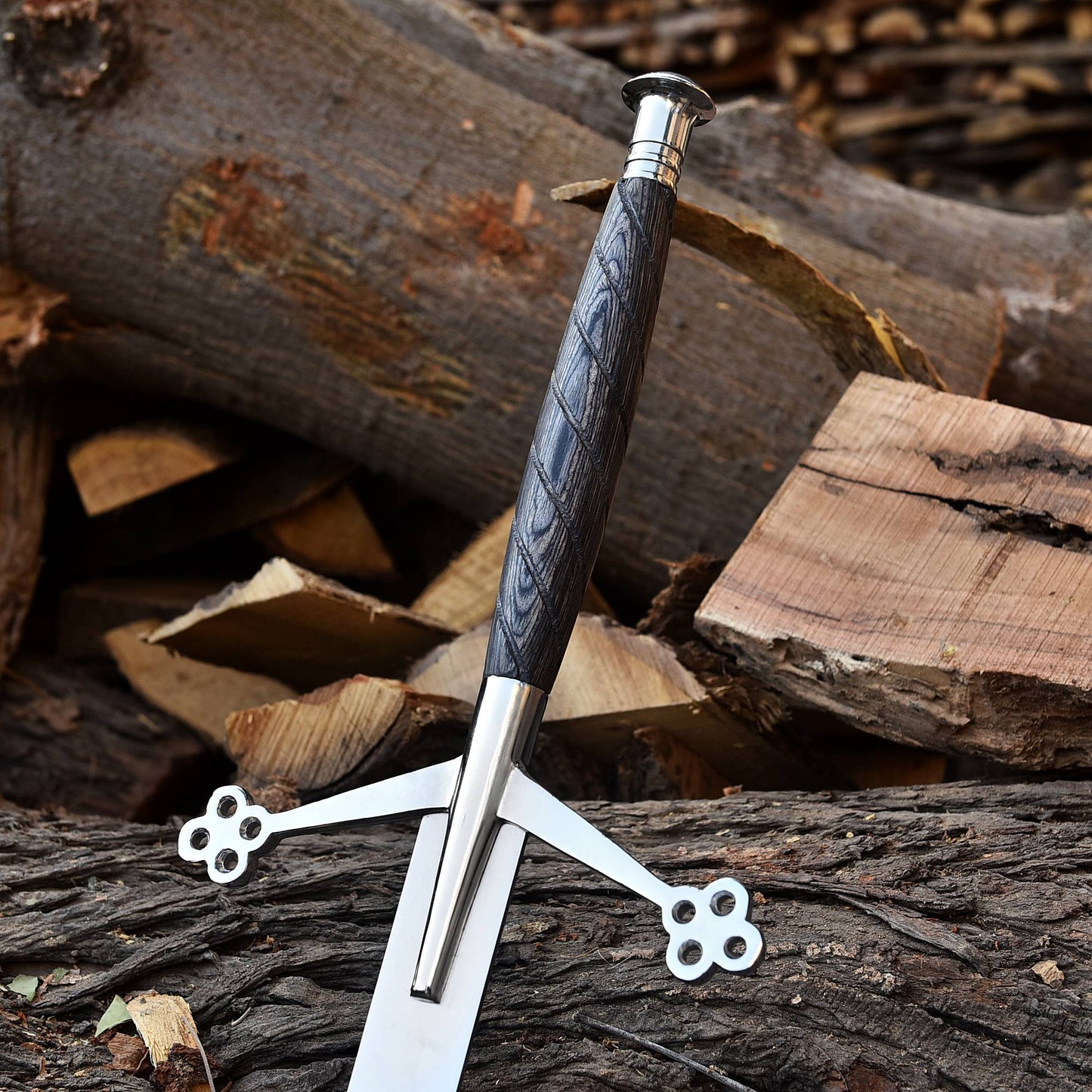 Scottish Claymore Sword, Stainless Steel Blade, Viking Sword, Sword Comes with Leather Sheath