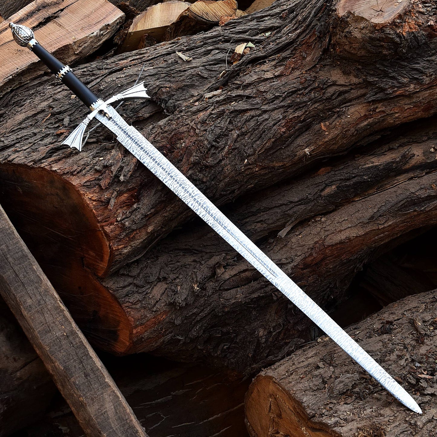 Dark Sister Replica Sword, Damascus Sword, Cosplay Sword - Costume Weapons