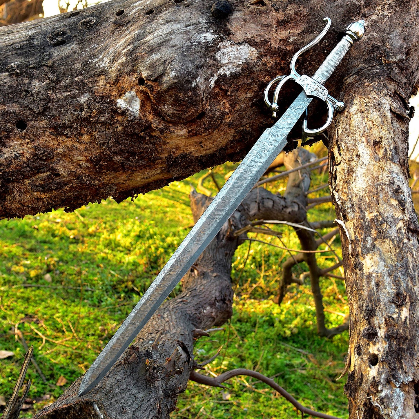 Viking Sword, Battle Ready Sword, Sword Real, Sword with Leather Sheath.