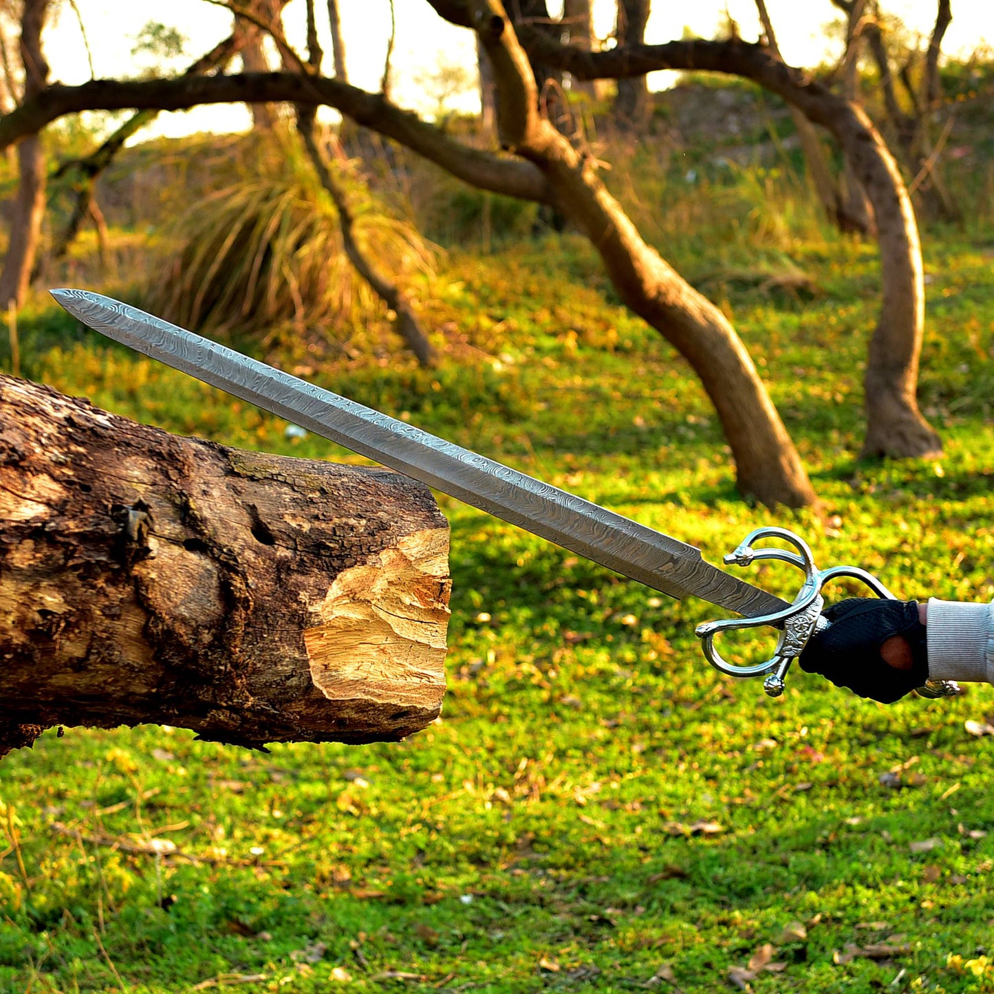 Viking Sword, Battle Ready Sword, Sword Real, Sword with Leather Sheath.